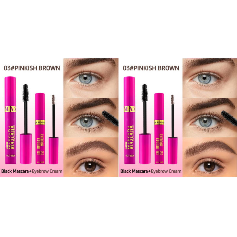 2-in-1 Mascara & Eyebrow Cream Set