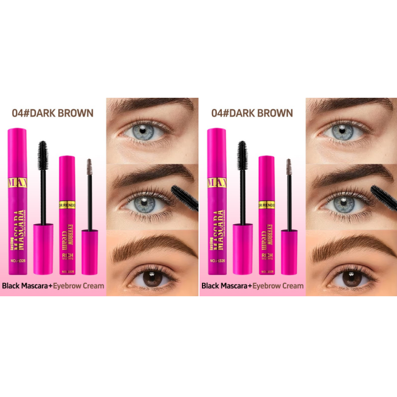 2-in-1 Mascara & Eyebrow Cream Set