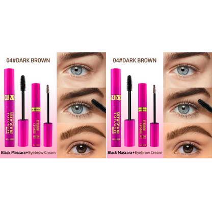 2-in-1 Mascara & Eyebrow Cream Set
