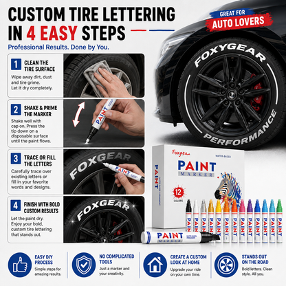 Waterproof Paint Marker Set