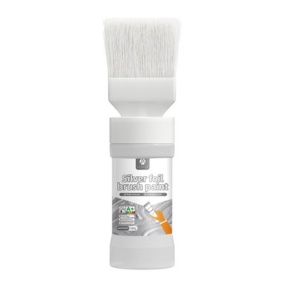 💰 Instant Discount ⏳Water-Based Metallic Silver Paint with Built-in Brush