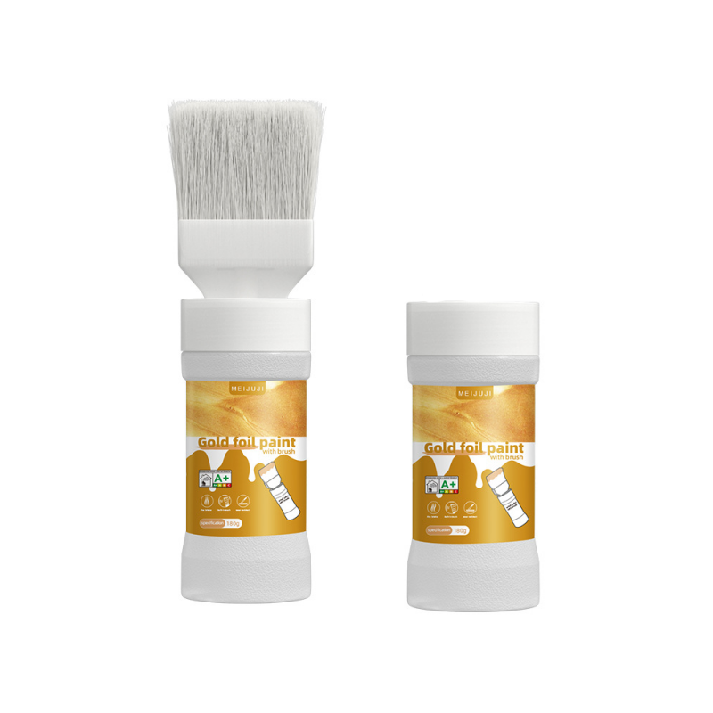 💰 Instant Discount ⏳Water-Based Metallic Silver Paint with Built-in Brush