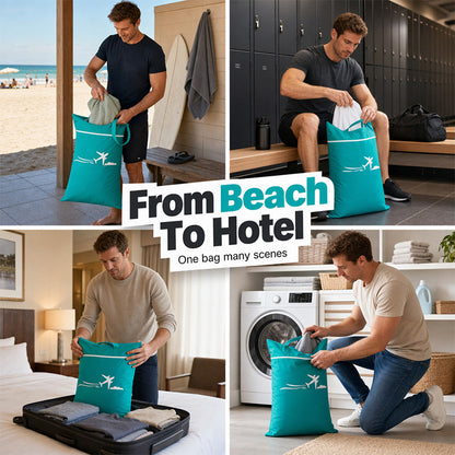 ✨Buy More, Save More!✨Large Waterproof Travel Laundry Bag – Durable, leakproof & spacious – Keeps dirty clothes separate on the go ✨