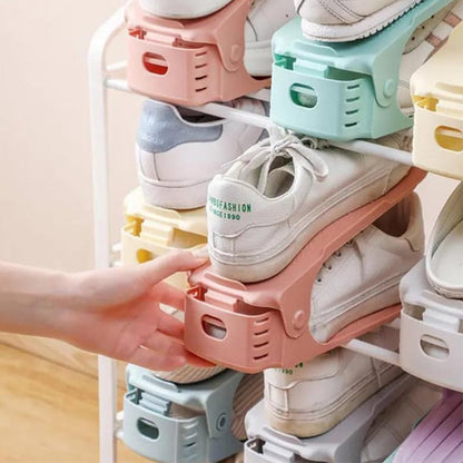 Double Layer Free Standing Shoe Rack