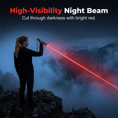 🔦 Rechargeable Red or Green Laser Pointer with Pattern Heads