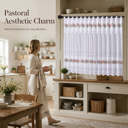 ✨ Time‑Limited Offer ⚡Retro Lace Short Kitchen Curtain