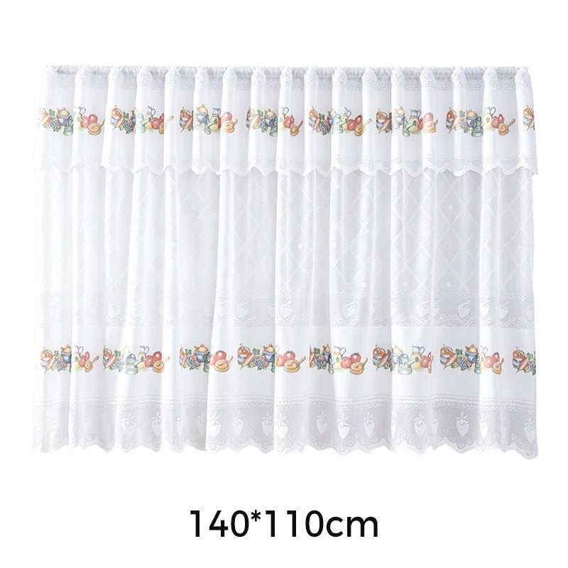 ✨ Time‑Limited Offer ⚡Retro Lace Short Kitchen Curtain