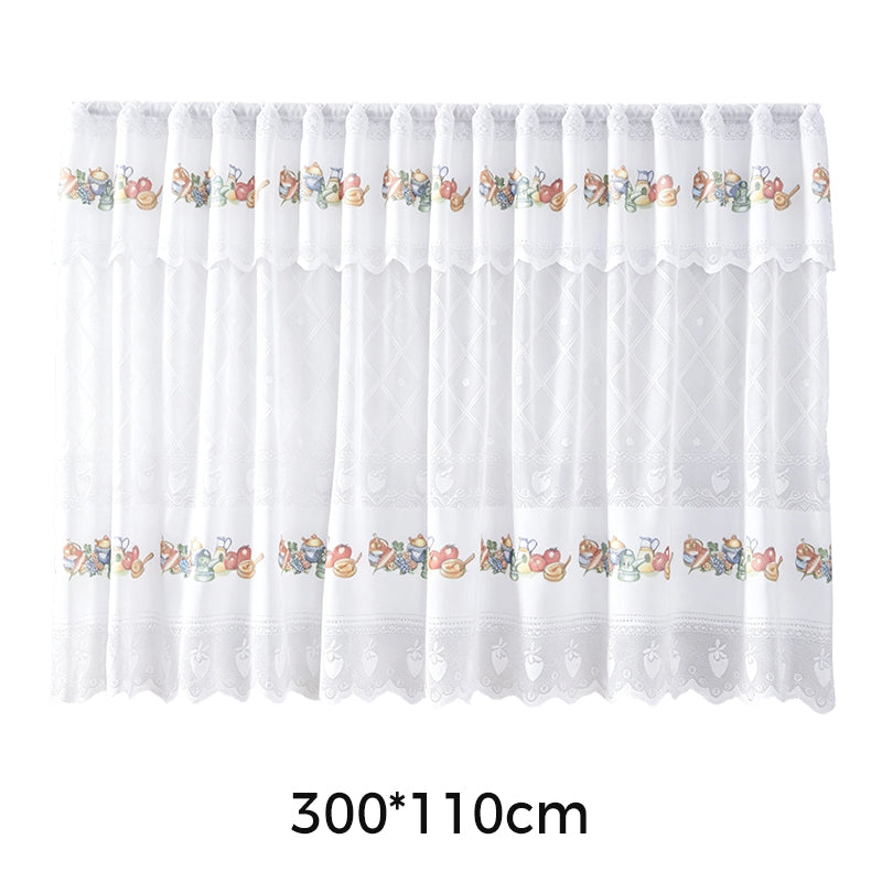 ✨ Time‑Limited Offer ⚡Retro Lace Short Kitchen Curtain