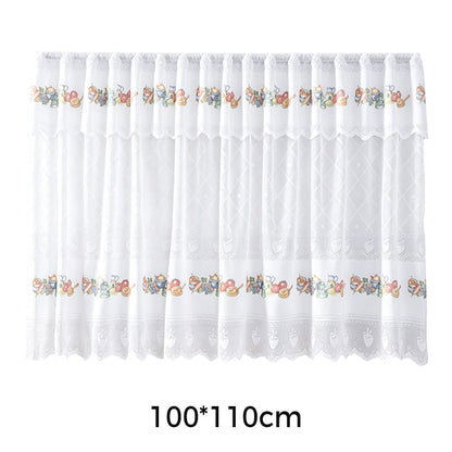 ✨ Time‑Limited Offer ⚡Retro Lace Short Kitchen Curtain