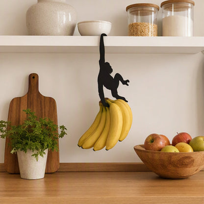 🍌😄 LIMITED TIME 50% OFF! 🪩Monkey Shaped Banana Hook – Hang Fruit, Keys & Bags with Playful Storage Personality