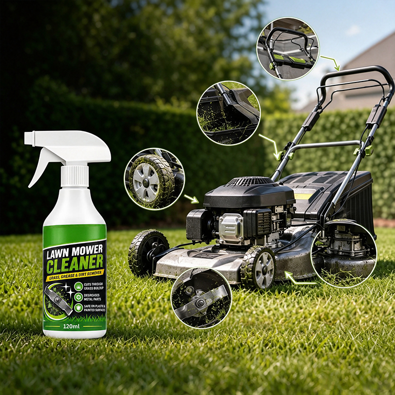 Fast Acting Lawn Mower Cleaner Spray