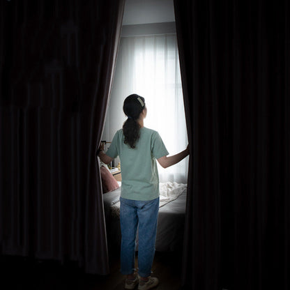🥳2026 TOP PICK🥳 Blackout Curtain – Self-Adhesive, No-Drill Installation – Complete Darkness, Enhanced Privacy – Renters' Favorite! 🌙💨