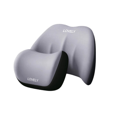 Car Lumbar Support Pillow and Neck Pillow Kit