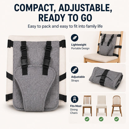 👶Baby Chair Harness Strap – 5-Point Safety & Travel-Ready Design