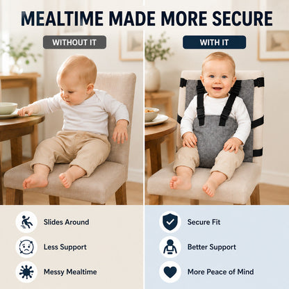 👶Baby Chair Harness Strap – 5-Point Safety & Travel-Ready Design