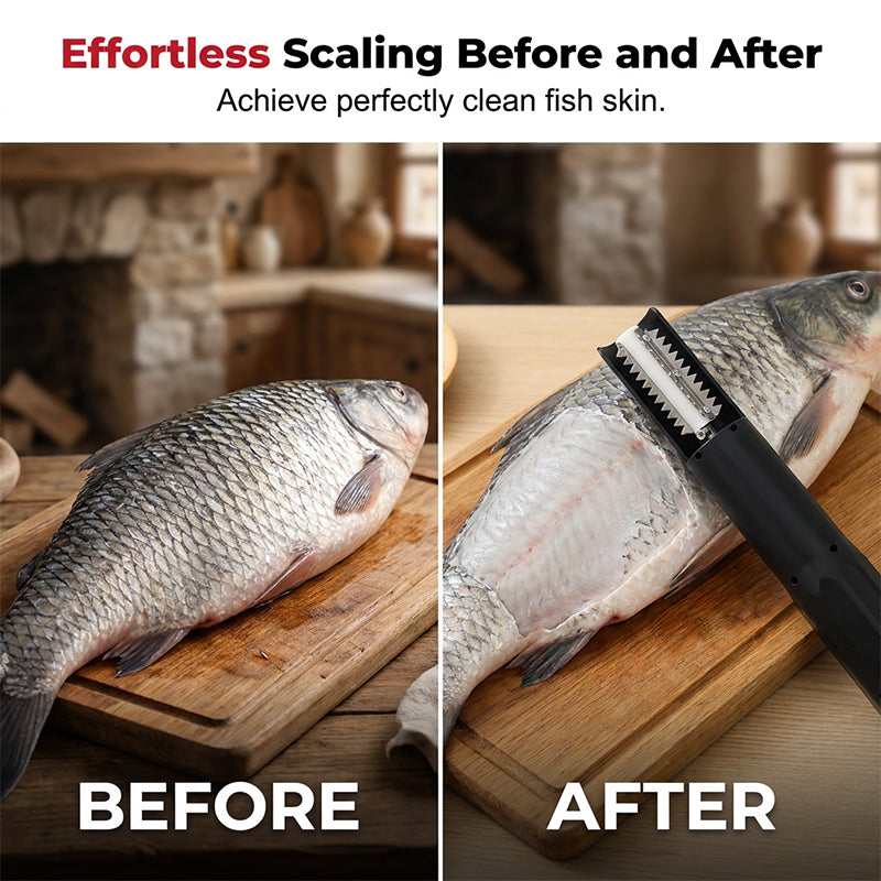 High-Power Cordless Fish Scaler for Kitchen & Fishing