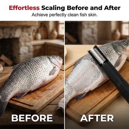 High-Power Cordless Fish Scaler for Kitchen & Fishing