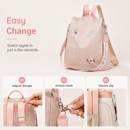 Anti-Theft Large Capacity Backpack for Women