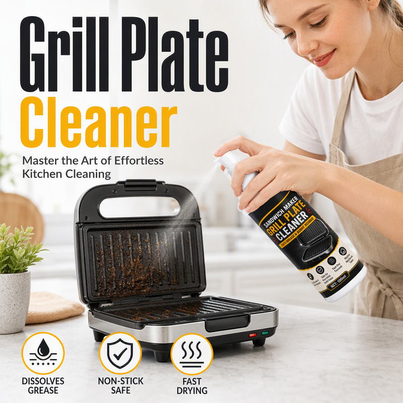 🔥Hot Sale 50% OFF🔥 Grill Plate & Sandwich Maker Cleaner Spray🍳
