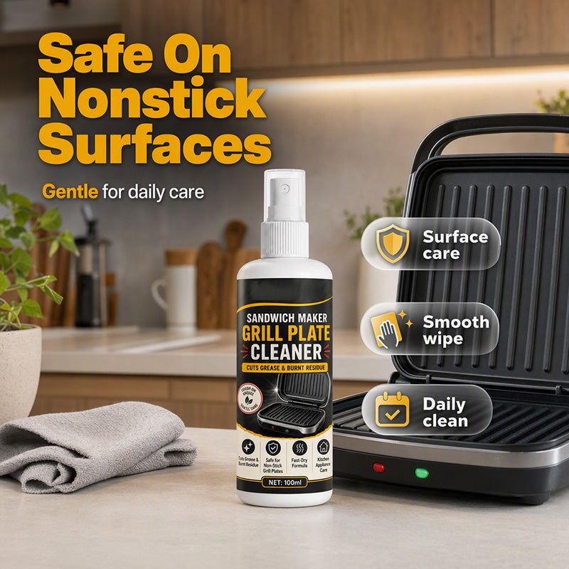 🔥Hot Sale 50% OFF🔥 Grill Plate & Sandwich Maker Cleaner Spray🍳