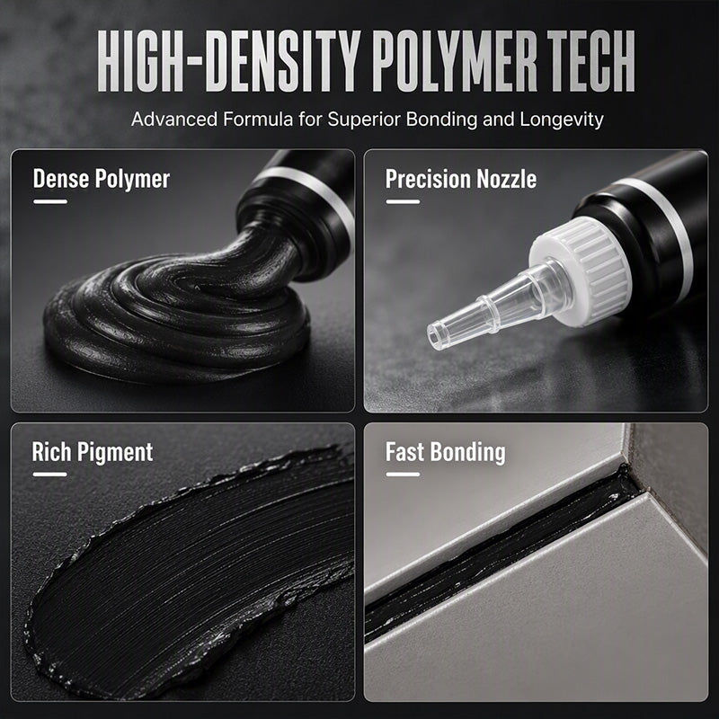 🔧🖤 50% OFF! Black Household Crack Filler Paste – High‑density polymer formula fills gaps & cracks seamlessly. 🏠✨