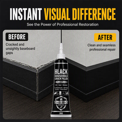 🔧🖤 50% OFF! Black Household Crack Filler Paste – High‑density polymer formula fills gaps & cracks seamlessly. 🏠✨
