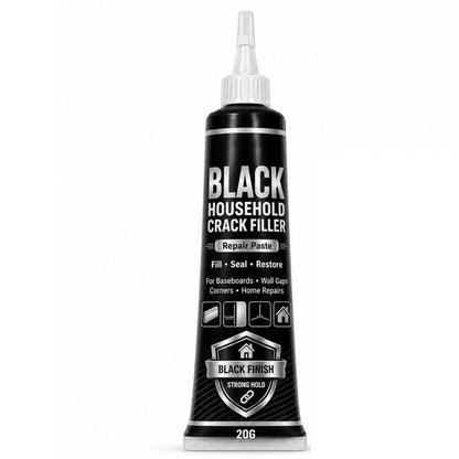 🔧🖤 50% OFF! Black Household Crack Filler Paste – High‑density polymer formula fills gaps & cracks seamlessly. 🏠✨