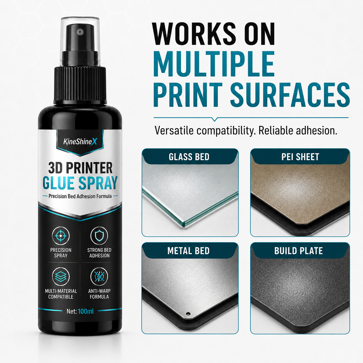 🔥Hot Sale 50% OFF🔥 3D Printer Bed Adhesive Spray – Helps Reduce Warping & Promote First 🖨️