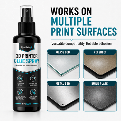 🔥Hot Sale 50% OFF🔥 3D Printer Bed Adhesive Spray – Helps Reduce Warping & Promote First 🖨️