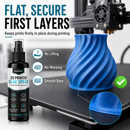 🔥Hot Sale 50% OFF🔥 3D Printer Bed Adhesive Spray – Helps Reduce Warping & Promote First 🖨️