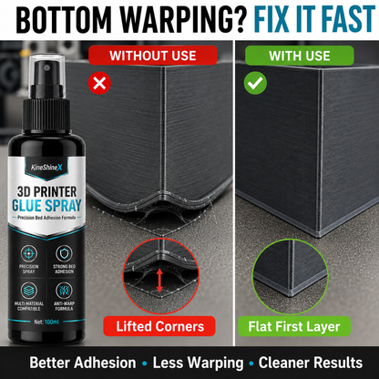 🔥Hot Sale 50% OFF🔥 3D Printer Bed Adhesive Spray – Helps Reduce Warping & Promote First 🖨️