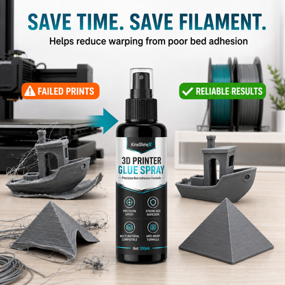 🔥Hot Sale 50% OFF🔥 3D Printer Bed Adhesive Spray – Helps Reduce Warping & Promote First 🖨️
