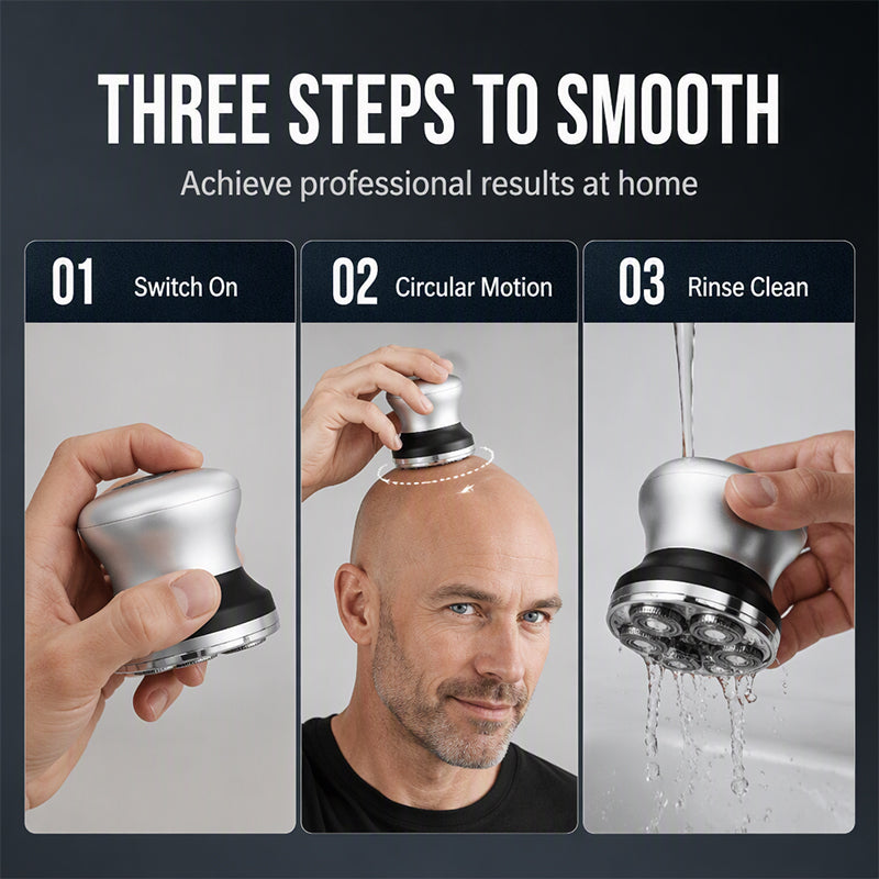 Rotary Electric Head Shaver