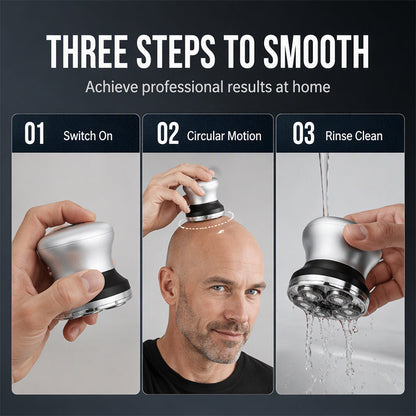 Rotary Electric Head Shaver