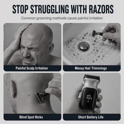 Rotary Electric Head Shaver