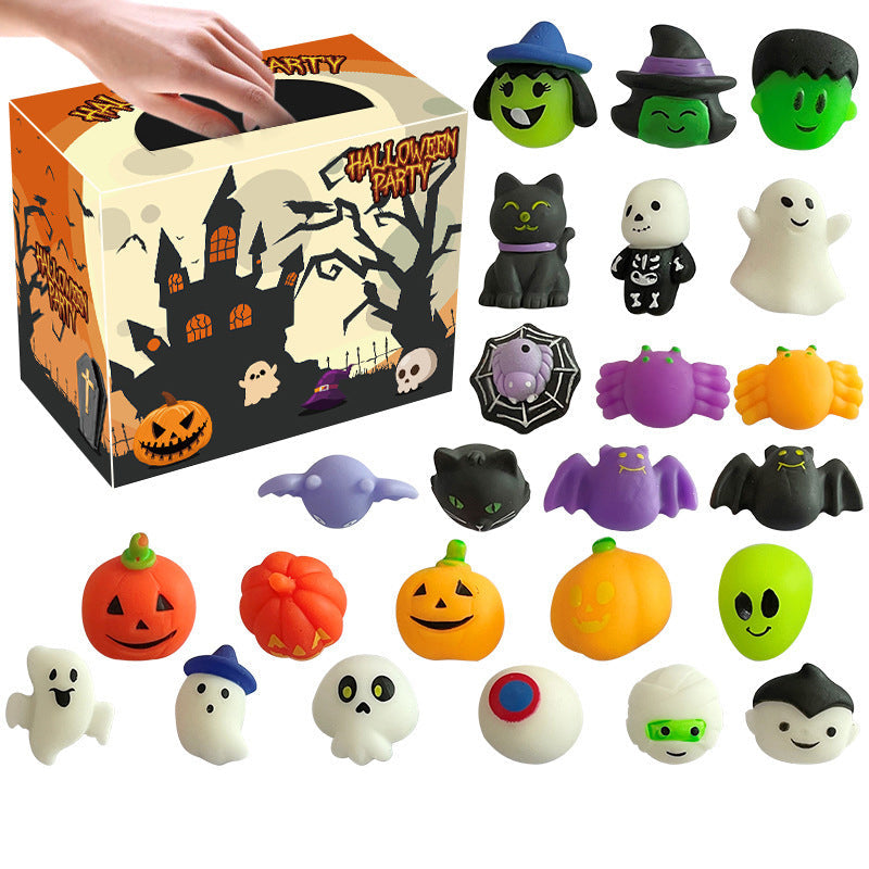 🎃 Halloween Squishy Toy Set Washable & Reusable🧹Party Favors & Trick-or-Treat 👻