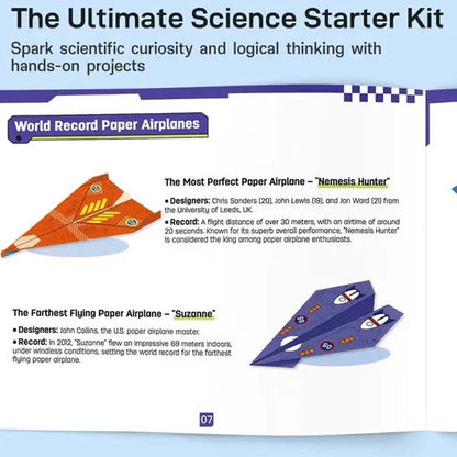 🎉 2026 Sale — Over 32 700 Sold!🔥 Creative DIY Paper Airplane Set For Kids