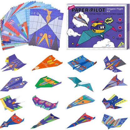 🎉 2026 Sale — Over 32 700 Sold!🔥 Creative DIY Paper Airplane Set For Kids