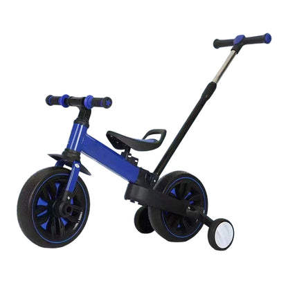 💥 50% off! 🚲 3-in-1 kids' tricycle – stroller, tricycle, and balance bike. Lightweight (2.8 kg) & foldable. High-strength carbon steel, EVA wheels. For ages 2–6, max. 90 kg. Red/Blue/Pink/Yellow 🛡️