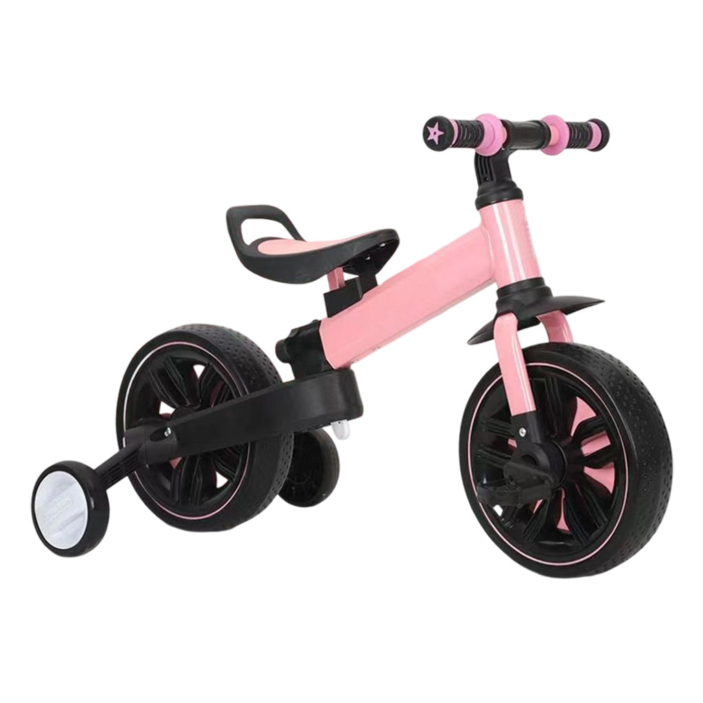 💥 50% off! 🚲 3-in-1 kids' tricycle – stroller, tricycle, and balance bike. Lightweight (2.8 kg) & foldable. High-strength carbon steel, EVA wheels. For ages 2–6, max. 90 kg. Red/Blue/Pink/Yellow 🛡️