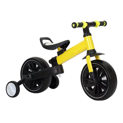 💥 50% off! 🚲 3-in-1 kids' tricycle – stroller, tricycle, and balance bike. Lightweight (2.8 kg) & foldable. High-strength carbon steel, EVA wheels. For ages 2–6, max. 90 kg. Red/Blue/Pink/Yellow 🛡️