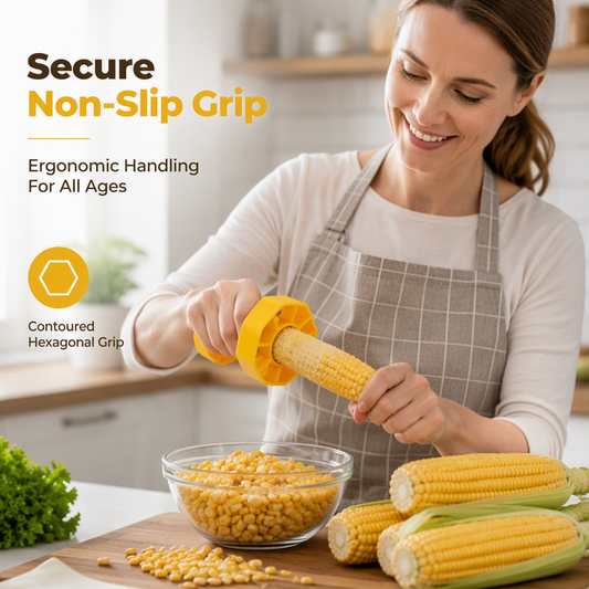 🥳 Hot Seller 🥳💞 Over 50,000 units sold! Corn Huskers—with stainless steel blades and a non-slip handle for clean, effortless use. Peel corn in seconds—get yours now! ✅