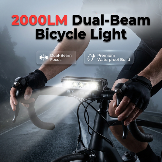 ⏳Time-Limited Special⏰High-Lumen USB Rechargeable Bicycle Light