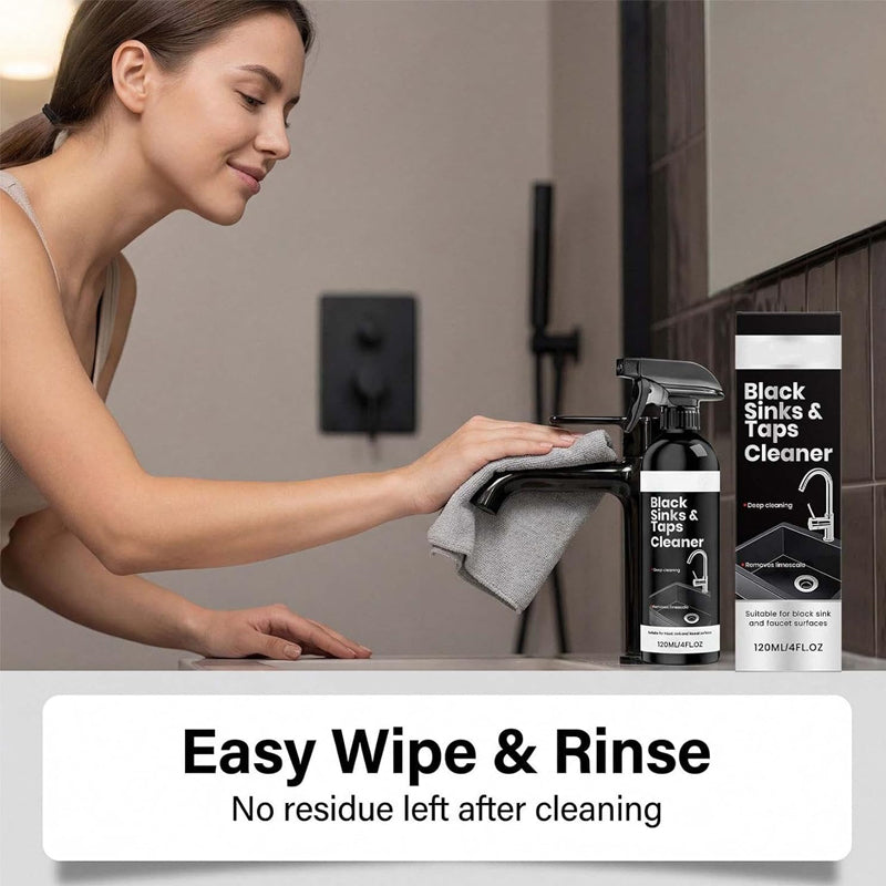 🚿 Limescale Cleaner Spray for Black Sinks, Faucets & Fixtures