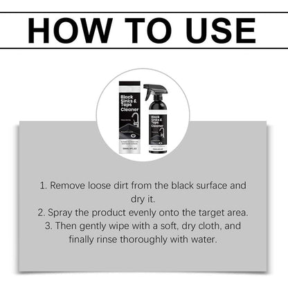 🚿 Limescale Cleaner Spray for Black Sinks, Faucets & Fixtures