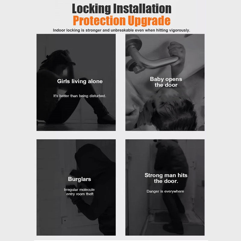 💥 50% off! 🔒 Home Security Door Reinforcement Lock