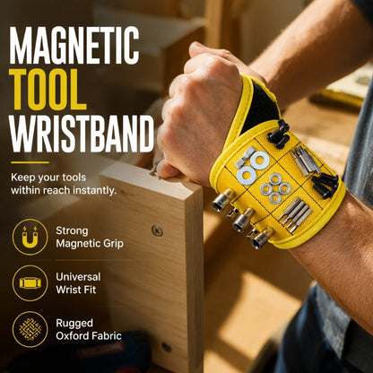 Magnetic Wristband for Holding Screws