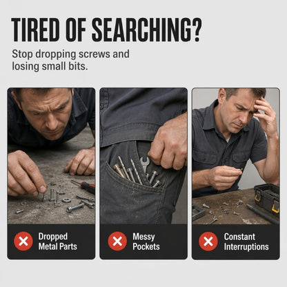 Magnetic Wristband for Holding Screws