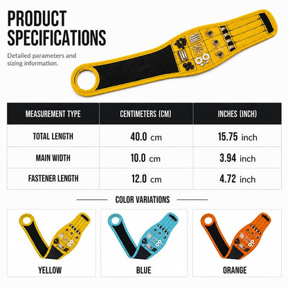 Magnetic Wristband for Holding Screws