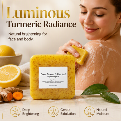 Lemon Turmeric Kojic Acid Soap